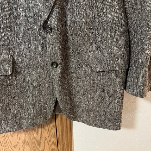 1990s Kuppenheimer Mens Sport Coat Size 44" Brown Gray Tan Blue Single Breasted - Picture 7 of 11